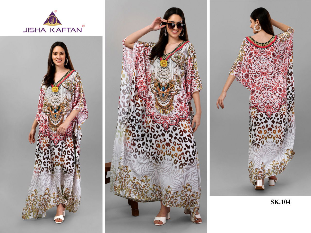 Jelite Silk Digital Printed Casual Wear Wholesale Kaftan Catalog
